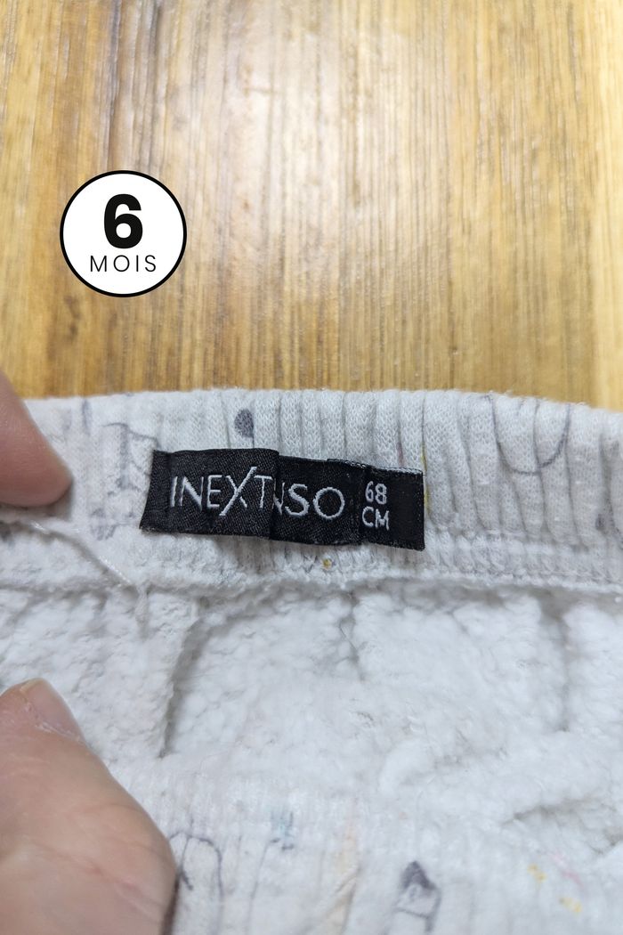 Pantalon jogging chaud - Gris Panda - Bébé 6 mois - photo numéro 3