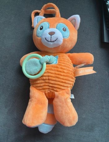 Peluche panda roux  musicale Chicco 