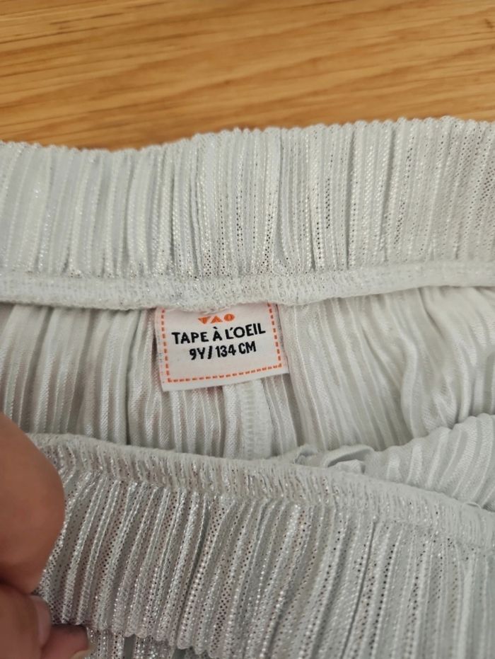 Pantalon plissé argenté - photo numéro 3