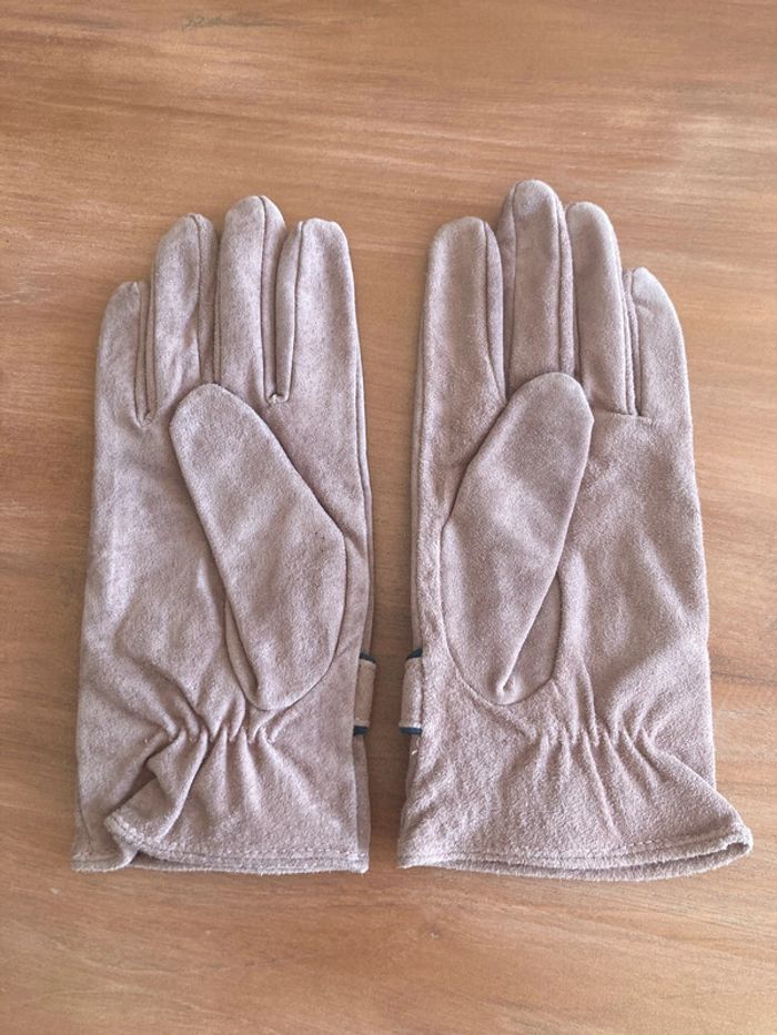 Gants vieux rose/gris - photo numéro 2