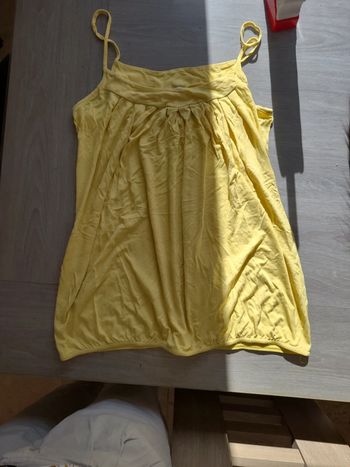 Haut top jaune T M 38 pimkie