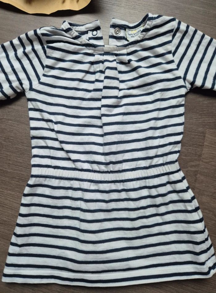 Magnifique robe marinière TAO 9 mois - photo numéro 2