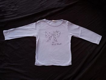 T-shirt manches longues bleu violet Taille 3 ans