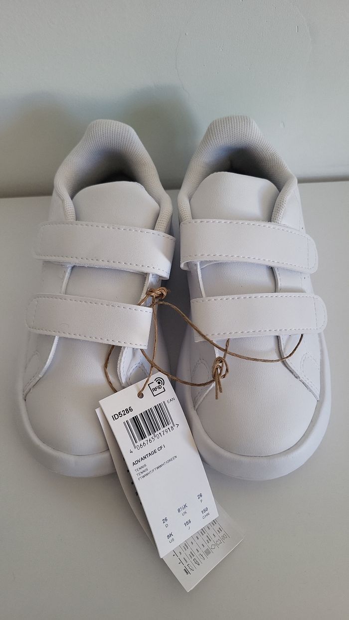 Baskets bébé Adidas Advantage - photo numéro 4