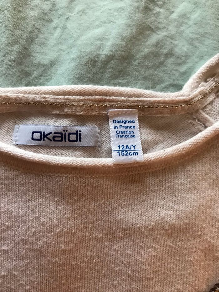 Pull à sequins papillon - Okaidi - 12 ans - photo numéro 4