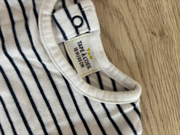 Ensemble marinière + 2 pantalons - Tape à l’œil - 18 mois - photo numéro 3