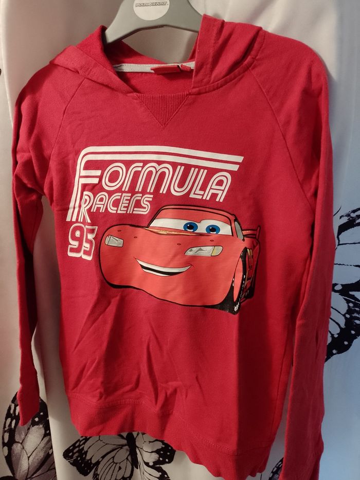 Sweat à capuche Cars 8ans