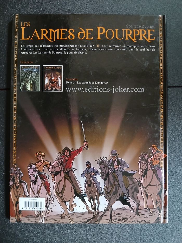 Bd les larmes de pourpre 2,EO - photo numéro 3