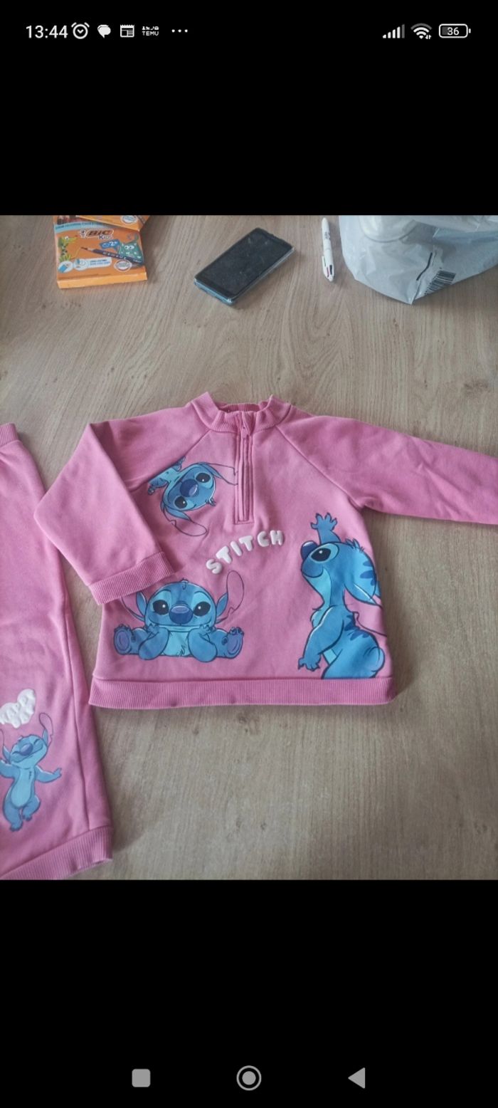 Survêtement jogging Lilo et Stitch 18/24 mois - photo numéro 2