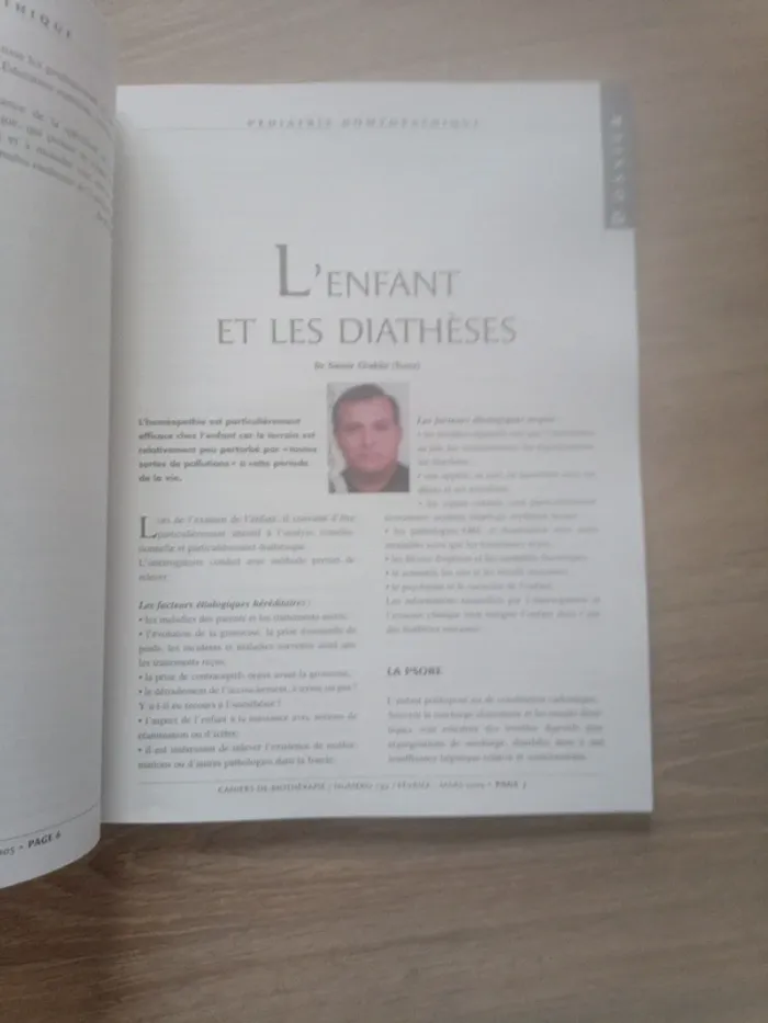 Cahier de biothérapie Pédiatrie homéopathique - photo numéro 5