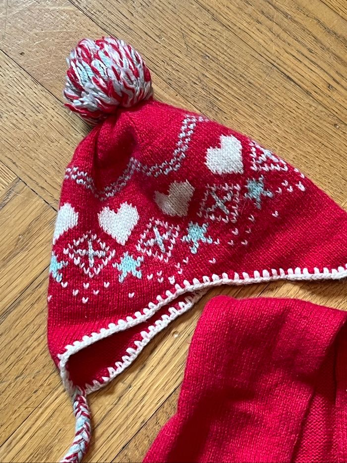 Bonnet écharpe bébé Absorba T0 - photo numéro 2