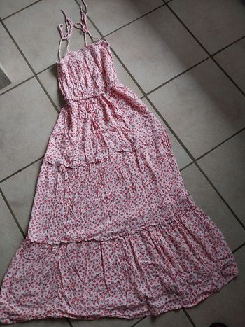 Robe longue à bretelles 