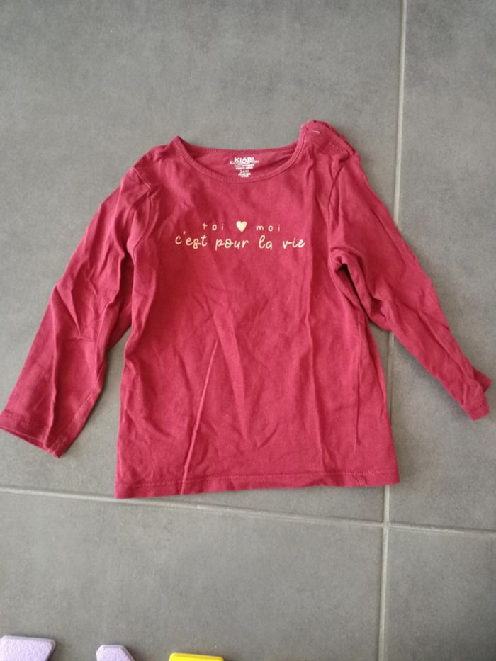 Lot tee shirts, manches longues, 24 mois - photo numéro 6