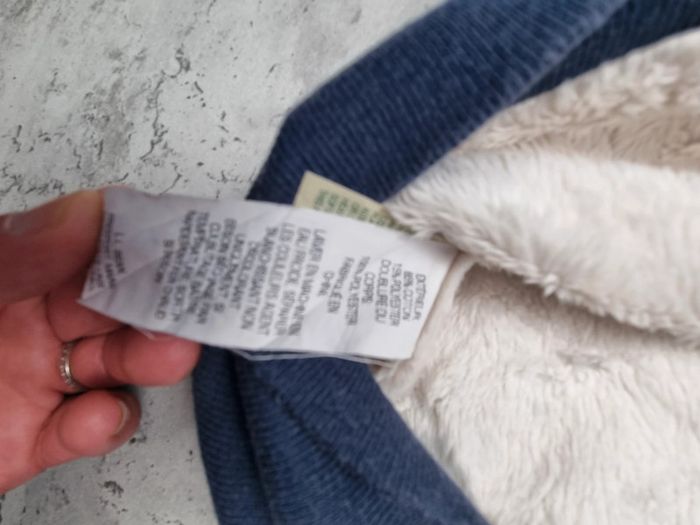 Veste sans manches fourrée L.L. Bean bleu – Taille M Femme - photo numéro 8