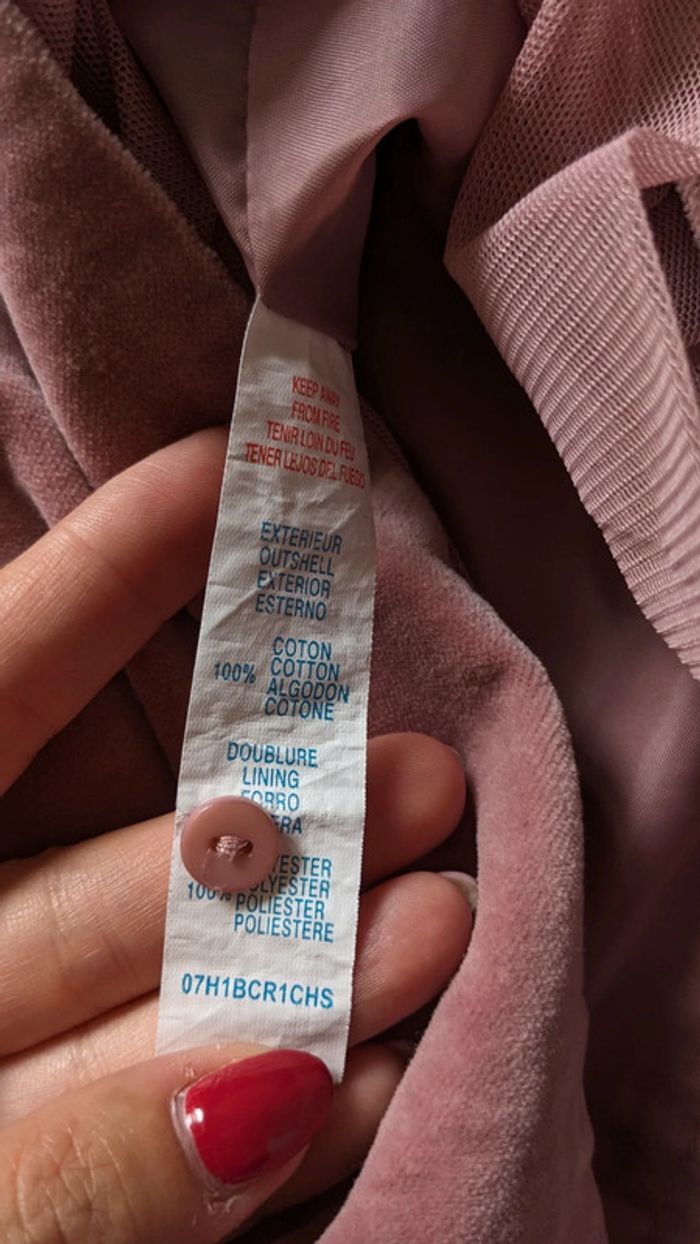 Robe en velours Sergent Major 9 Mois - photo numéro 4