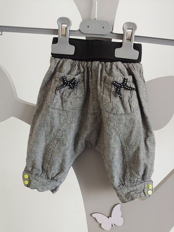 Pantalon vichy noir et gris Orchestra taille 1 mois