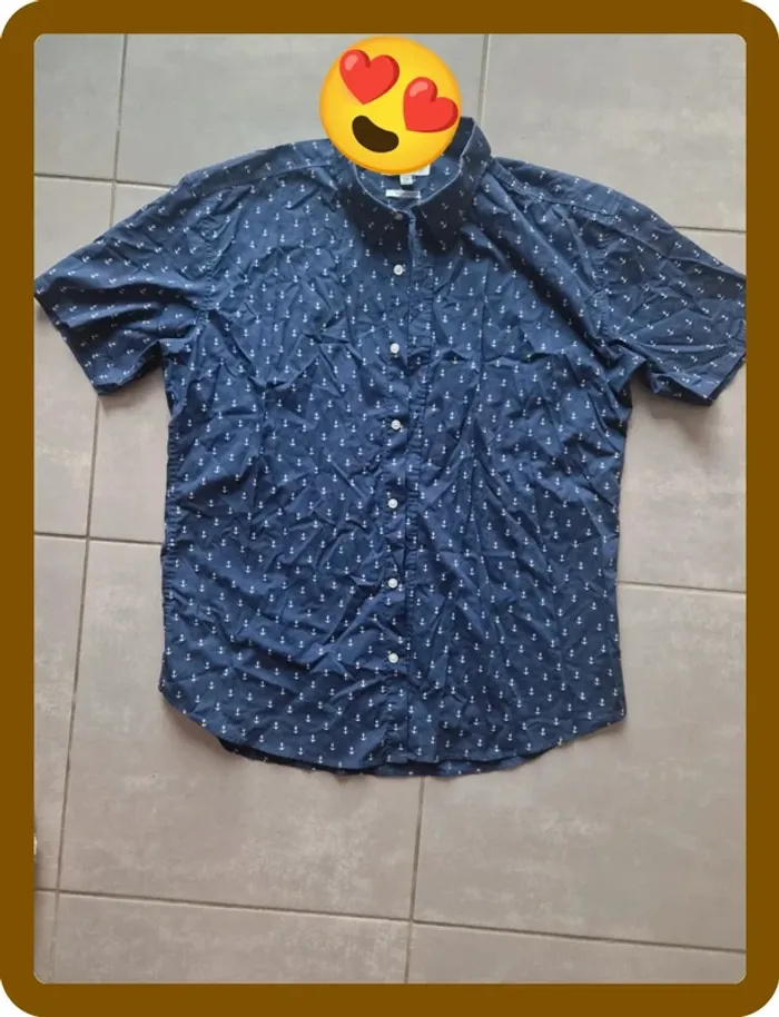 Chemise homme manches courtes