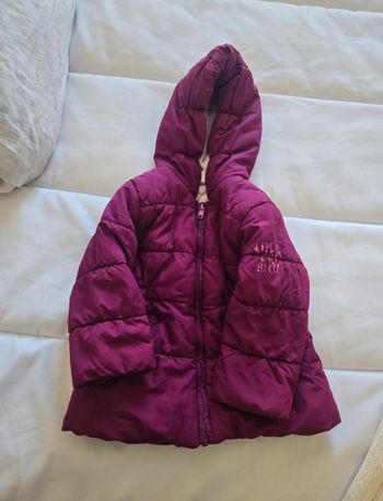 Doudoune fille 18-24 mois