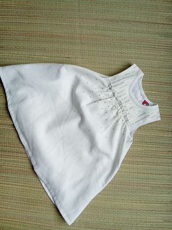 Robe blanche strass et coeurs Orchestra
