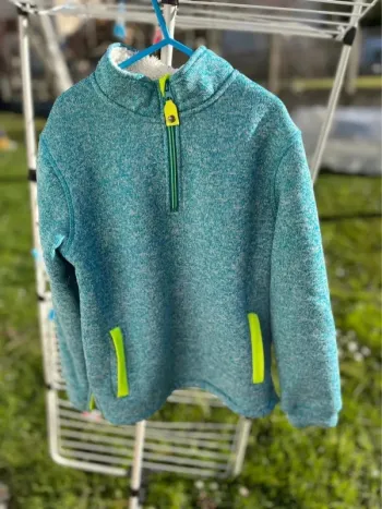 Pull Turquoise Foncé DPAM Taille 10 ans