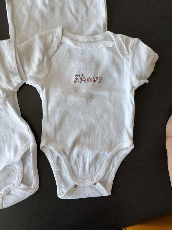 Lot de 4 bodies MC bébé fille - photo numéro 2