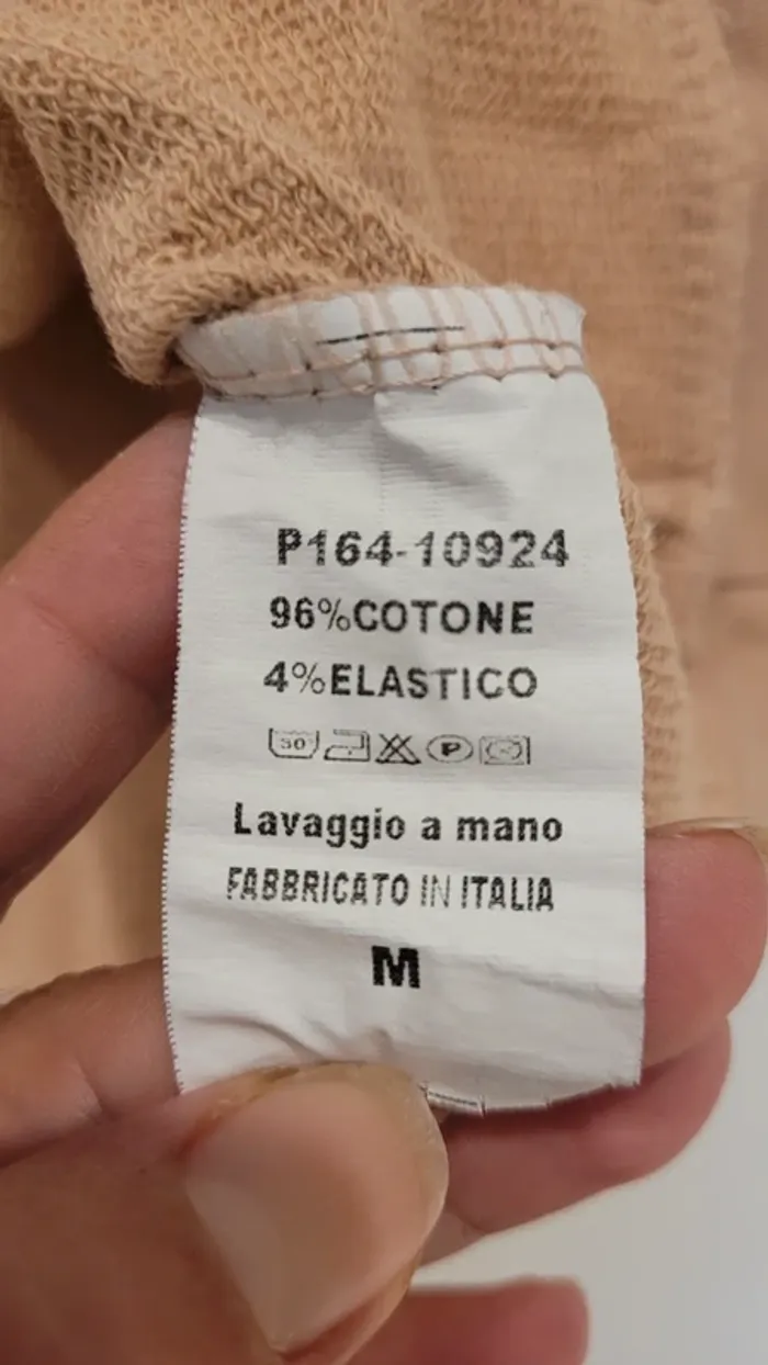 Sweat crop top sans manche à capuche 96% coton - photo numéro 4