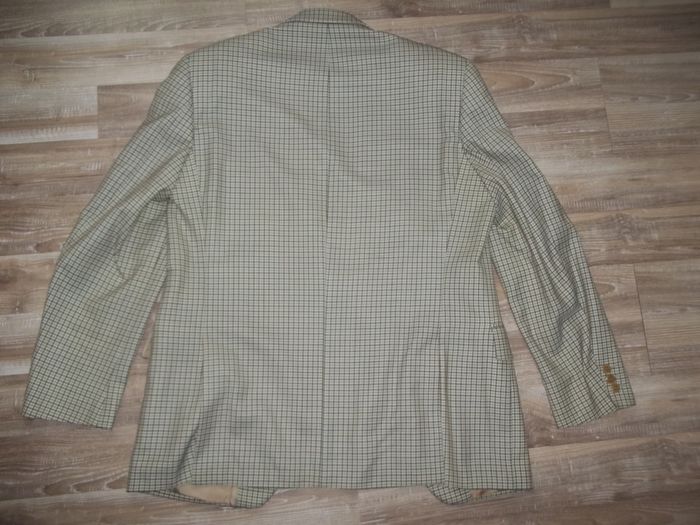 Veste à carreaux beige De Fursac - photo numéro 4