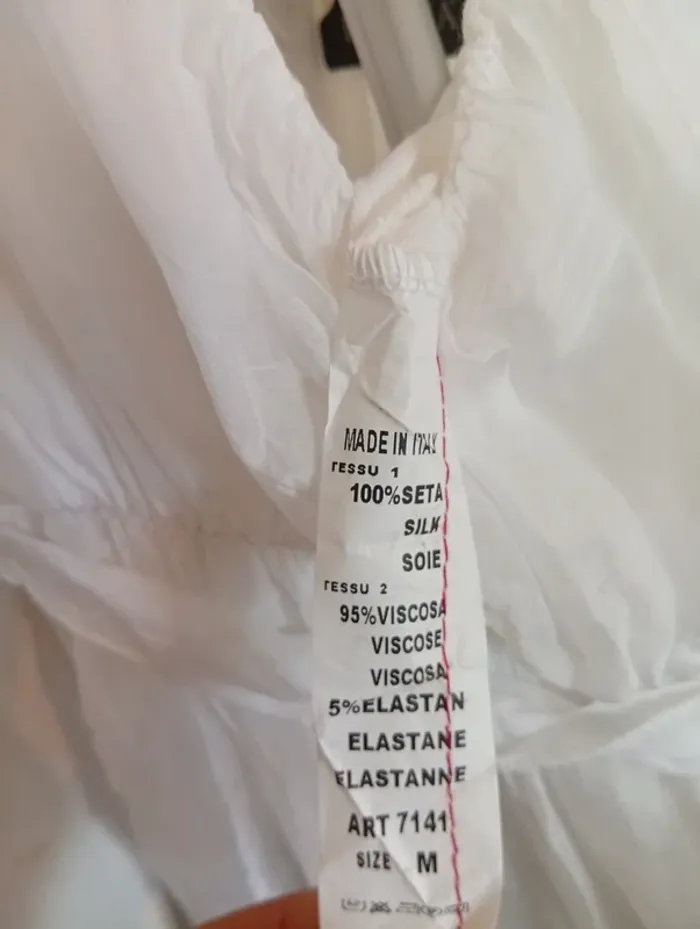Robe été en soie taille M Made in Italia - photo numéro 5