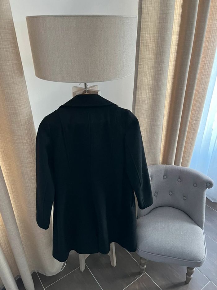Manteau long noir etam taille 36/38 femme - photo numéro 2