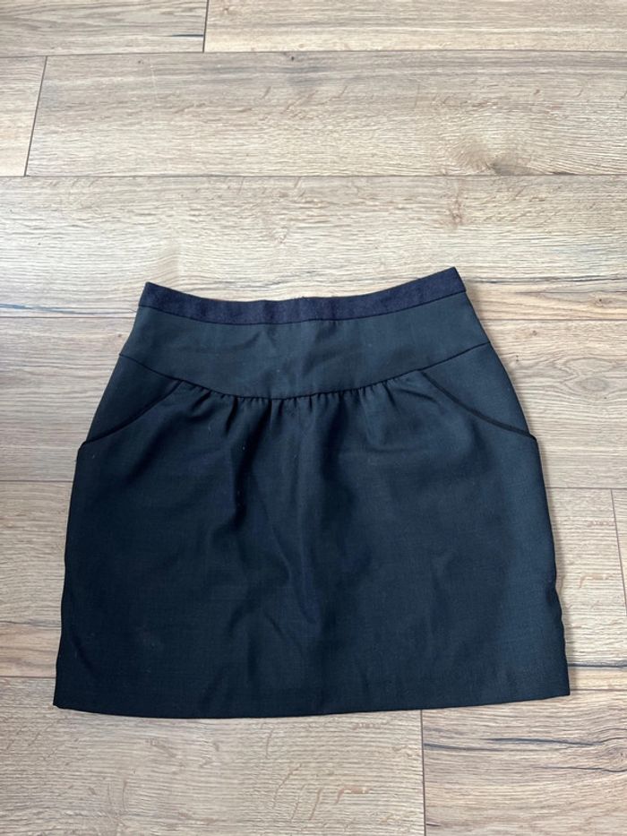 Mini jupe gris foncé