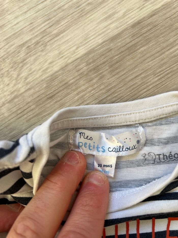 Lot 2 t-shirt 24mois - 2ans - photo numéro 3