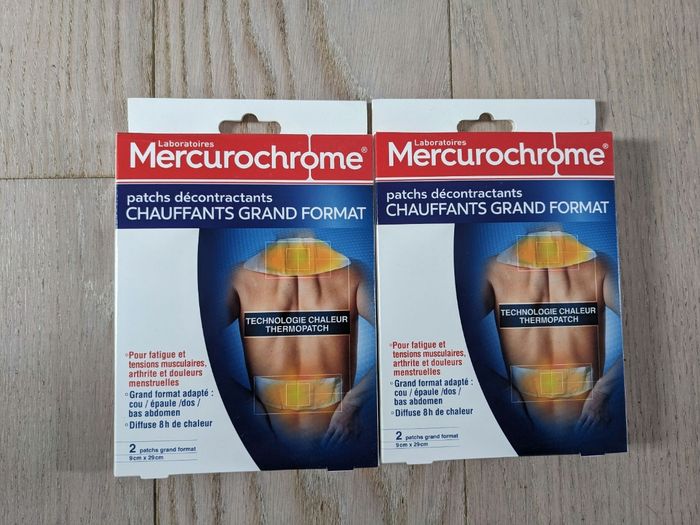 Lot de patchs chauffants Mercurochrome