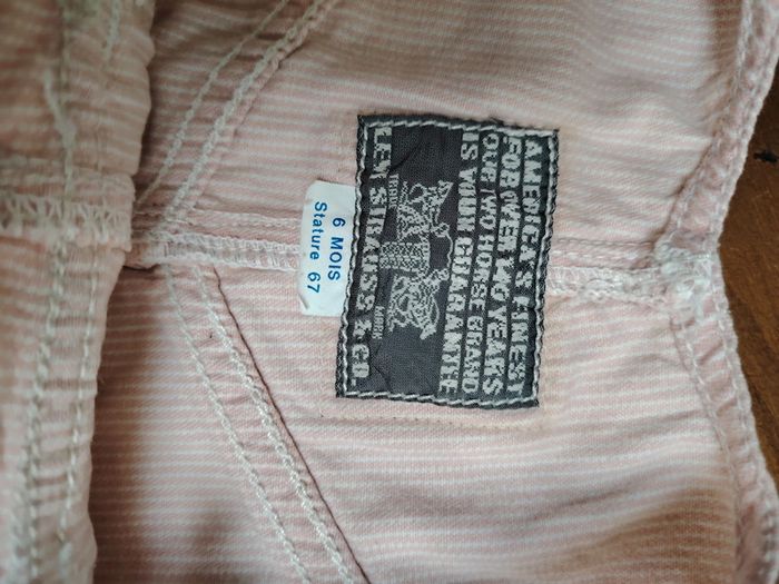 Salopette jean denim Levi's vintage - photo numéro 4