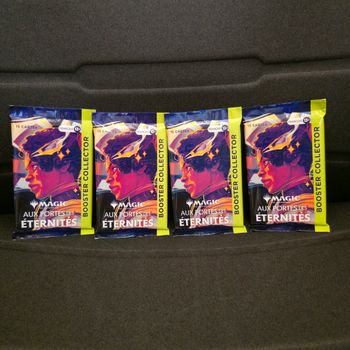 Lot de 4 Boosters Collector Aux Portes Des Éternités Magic the Gathering