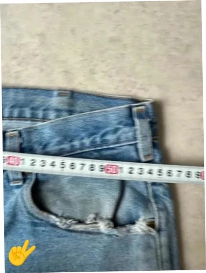 Short cargo coupe large Carhartt bleu homme men W44 FR54 US vintage workwear SHO157b - photo numéro 5