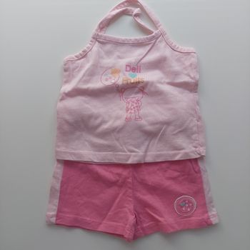 Short et débardeur fille 12 mois très bon état