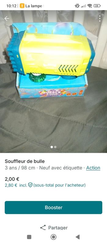 Souffleur de bulle