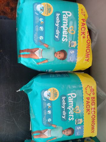 2 big économy pack pampers taille 5