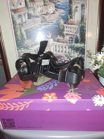 Rollers Roues à Chaussures Reglable avec Éclairage LED