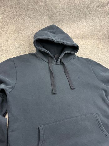 Sweat Shirt Hoodie Bleu Marine Coton Recyclé XL