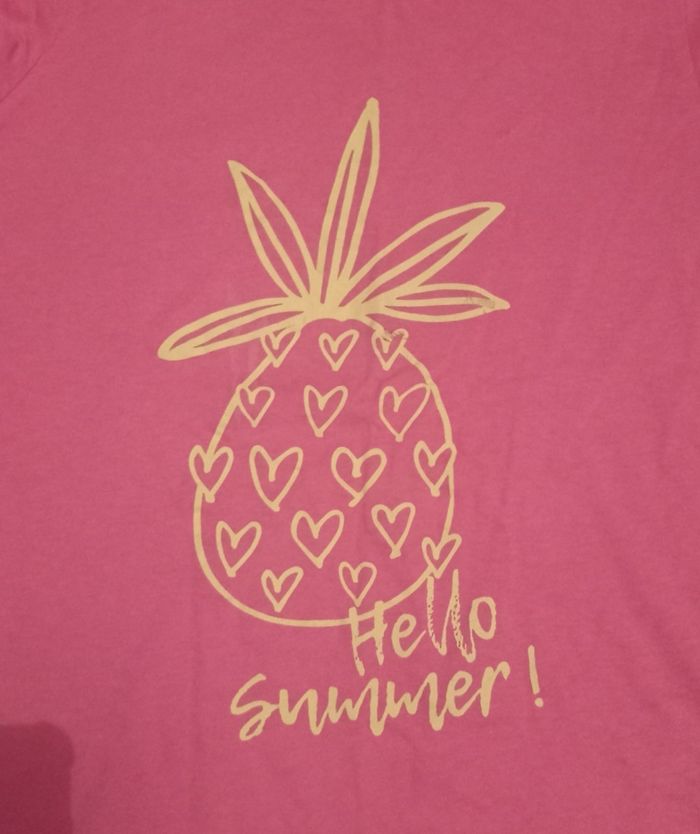 T-shirt fantaisie fille, In Extenso, taille 10 ans NEUF - photo numéro 2