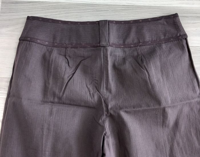 Pantacourt femme  marron Mia Soana taille 38 - photo numéro 8