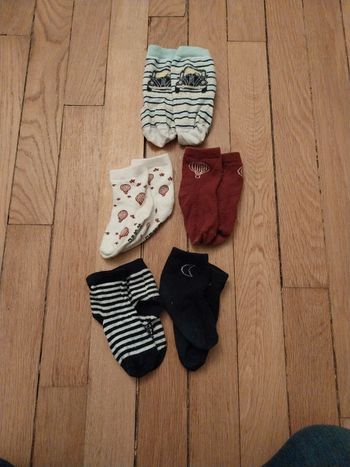5 paires chaussettes (23-26)