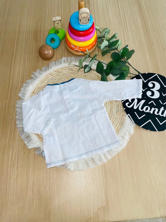 Ensemble 5 pièces ! pantalon chemise et t-shirt manches longues 3 mois obaïbi - photo numéro 7