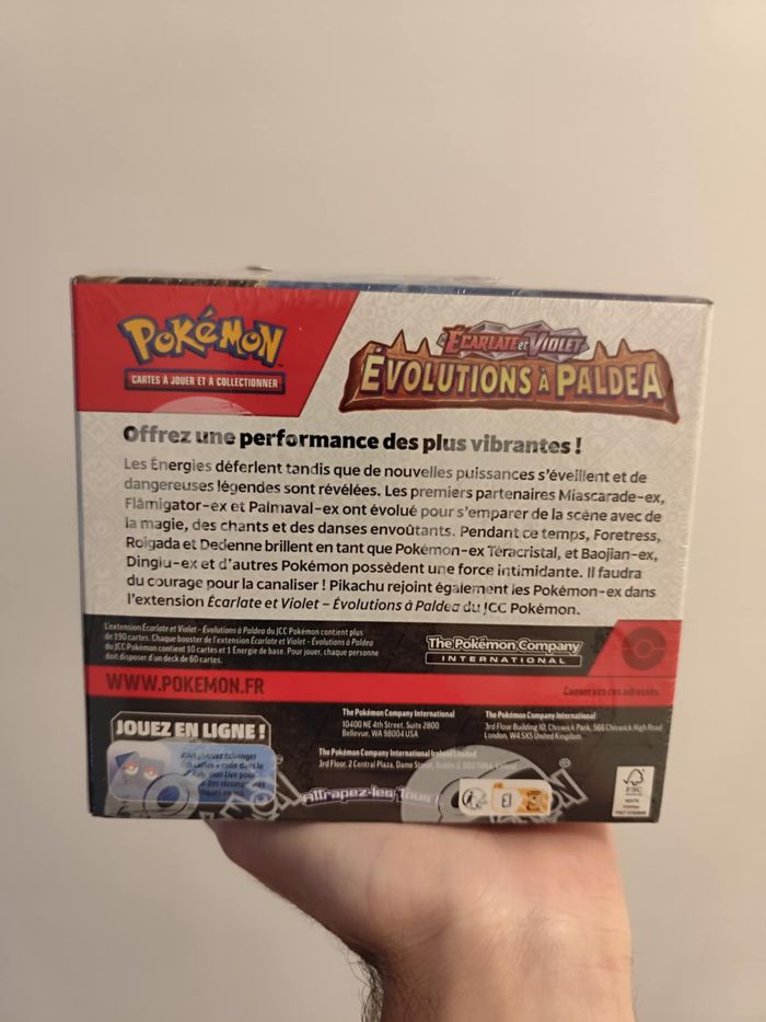 Display Pokémon - EV2 Evolutions à Paldea - Neuve Scellée - photo numéro 4