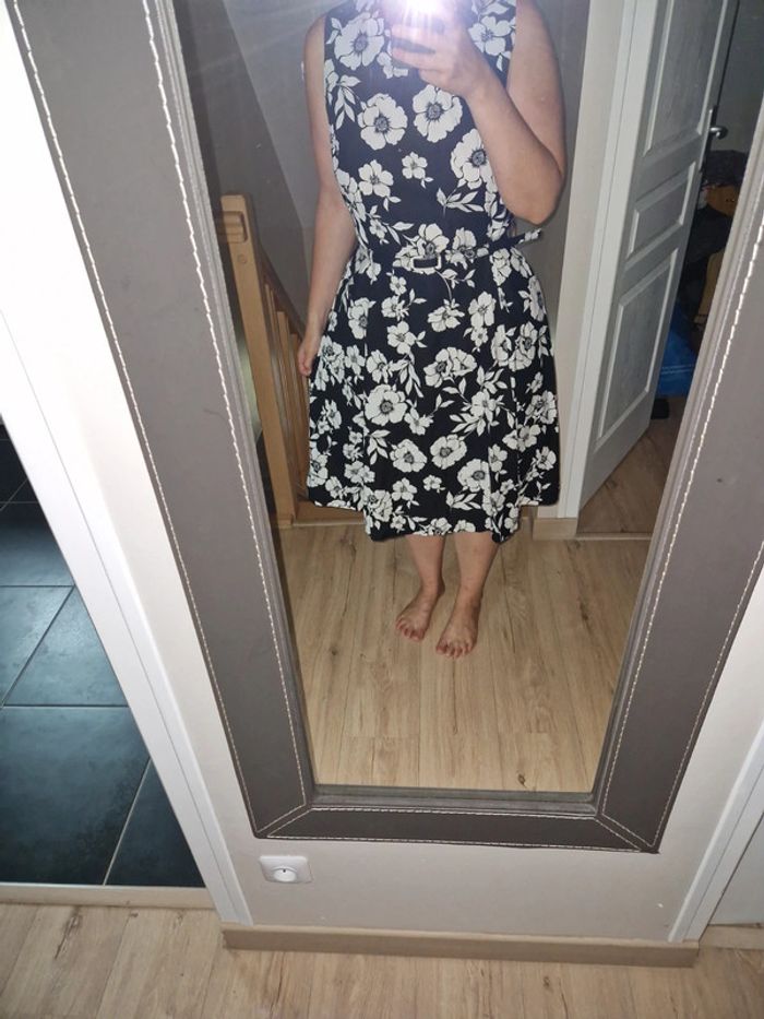 Robe lin bhs taille 46 - photo numéro 2