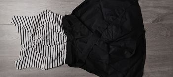 Robe noire et blanche