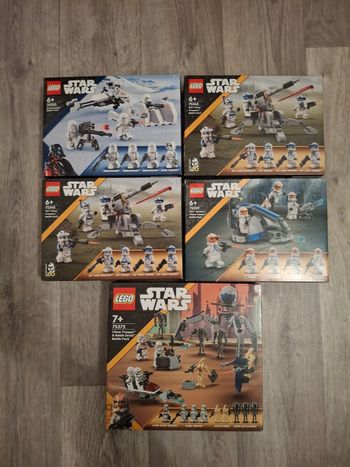 Lot lego star wars 75320/75345/75359/75372