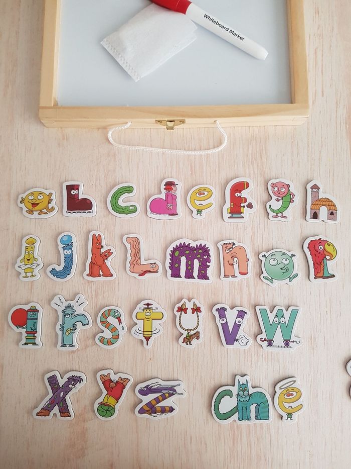 Valisette magnétique et magnets alphabet des Alphas - photo numéro 4