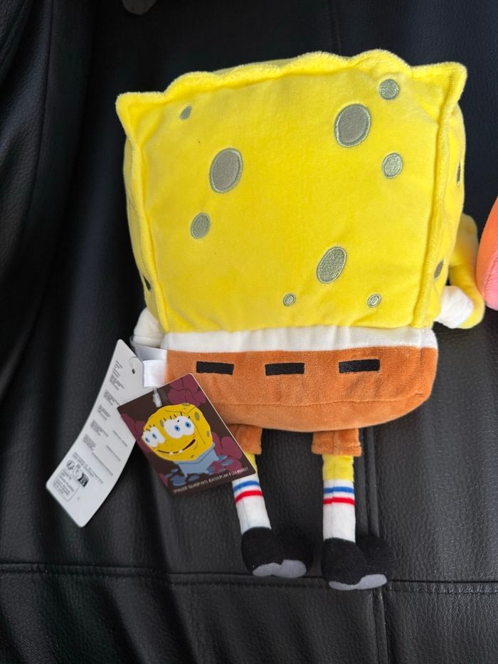 2 peluches bob l’éponge et cactus - photo numéro 2